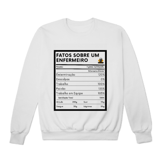 Nome do produto Moletom Fatos Enfermeiro