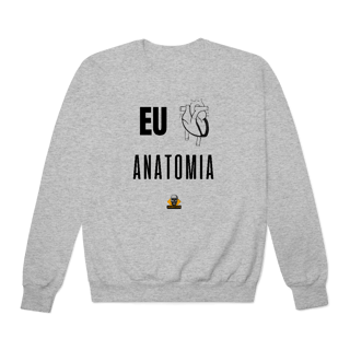 Nome do produto Moletom Eu <3 Anatomia