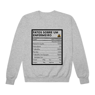 Nome do produto Moletom Fatos Enfermeiro