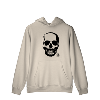 Nome do produto Moletom c/ bolso Rock'n'Skull