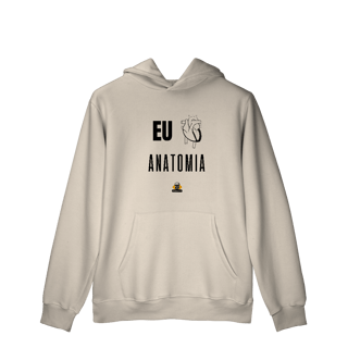 Nome do produto Moletom c/ bolso Eu <3 Anatomia