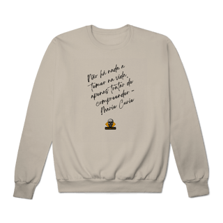 Nome do produto Moletom Curie Vibes