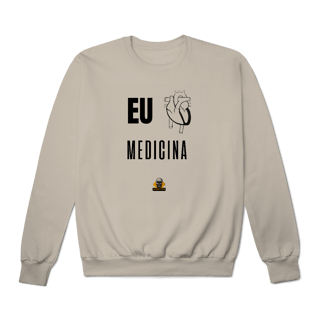 Nome do produto Moletom Eu <3 Medicina