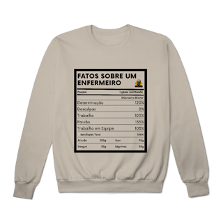 Nome do produto Moletom Fatos Enfermeiro