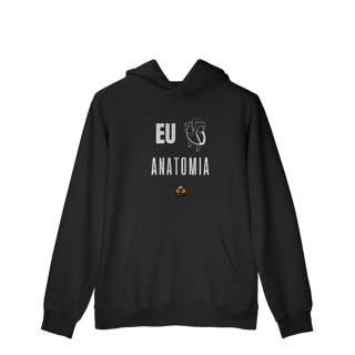 Nome do produto Moletom c/ bolso Eu <3 Anatomia