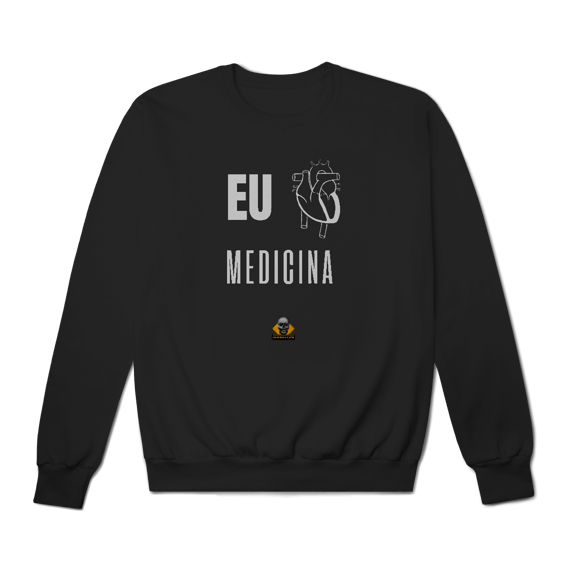 Moletom Eu <3 Medicina