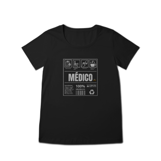 Baby Look Etiqueta Médico