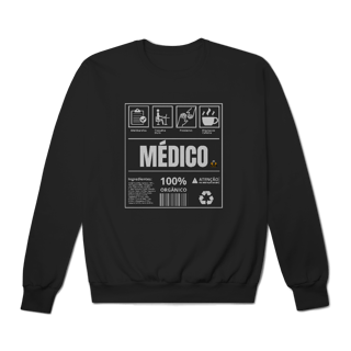 Moletom Etiqueta Médico