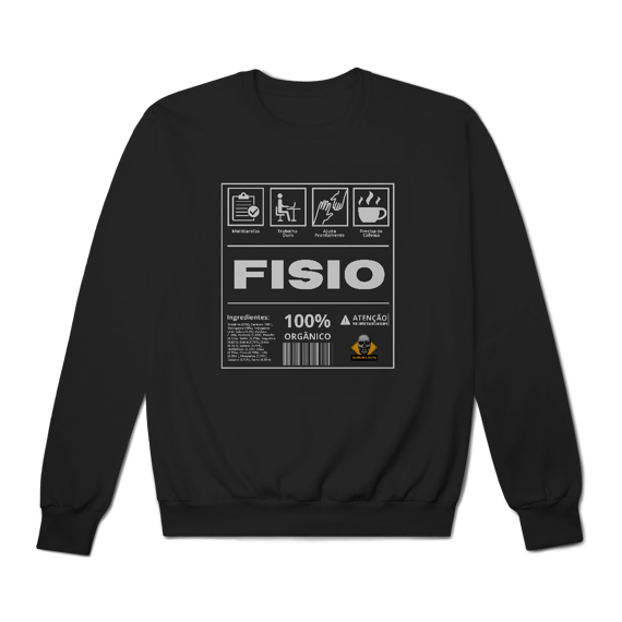 Moletom Etiqueta Fisio