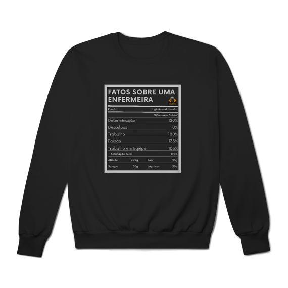 Moletom Fatos Enfermeira