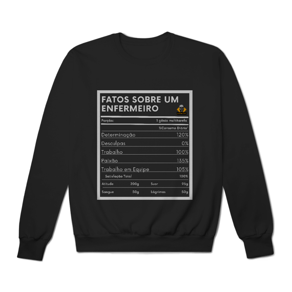 Moletom Fatos Enfermeiro