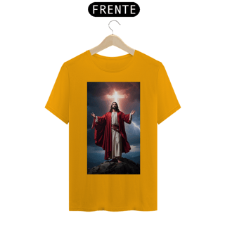 Nome do produto Jesus Cristo de manto vermelho em uma Montanha