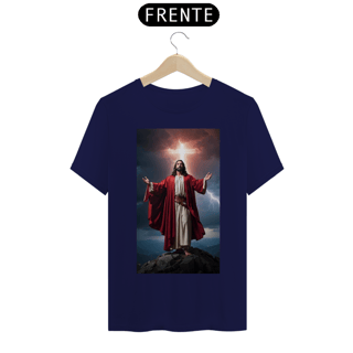 Nome do produto Jesus Cristo de manto vermelho em uma Montanha