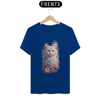 Nome do produto Gato Com Flores Efeito Aquarela Design Vintage