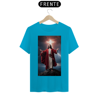 Nome do produto Jesus Cristo de manto vermelho em uma Montanha