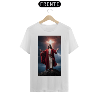 Nome do produto Jesus Cristo de manto vermelho em uma Montanha