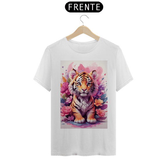 Tigre Bebê Colorido Studio Ghibli