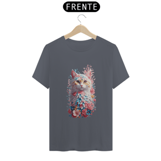 Nome do produto Gato Com Flores Efeito Aquarela Design Vintage