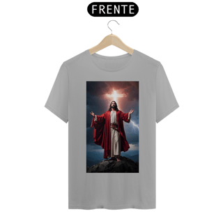 Nome do produto Jesus Cristo de manto vermelho em uma Montanha