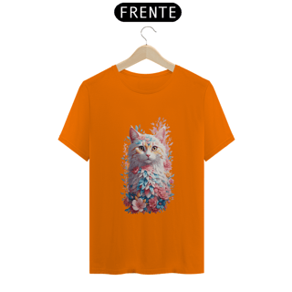 Nome do produto Gato Com Flores Efeito Aquarela Design Vintage