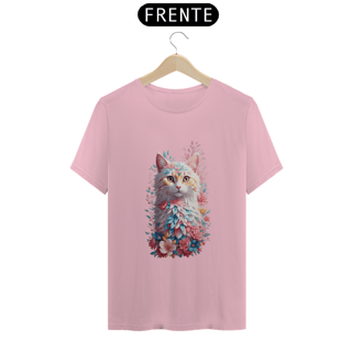 Nome do produto Gato Com Flores Efeito Aquarela Design Vintage