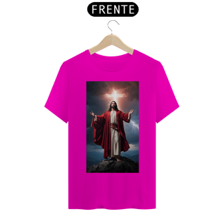 Nome do produto Jesus Cristo de manto vermelho em uma Montanha
