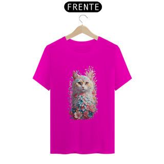Nome do produto Gato Com Flores Efeito Aquarela Design Vintage