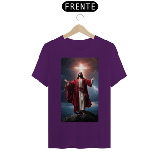 Nome do produto Jesus Cristo de manto vermelho em uma Montanha