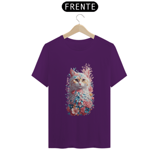 Nome do produto Gato Com Flores Efeito Aquarela Design Vintage
