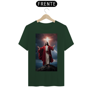 Nome do produto Jesus Cristo de manto vermelho em uma Montanha