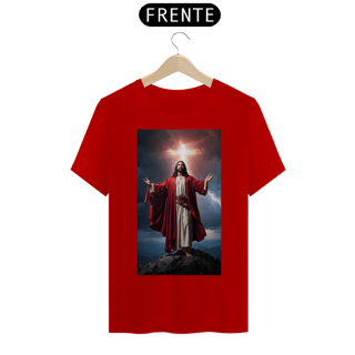 Nome do produto Jesus Cristo de manto vermelho em uma Montanha