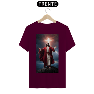 Nome do produto Jesus Cristo de manto vermelho em uma Montanha