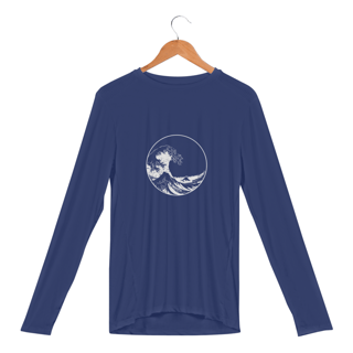 Nome do produto Camisa Manga Longa Sport Dry UV - Ondas Brancas