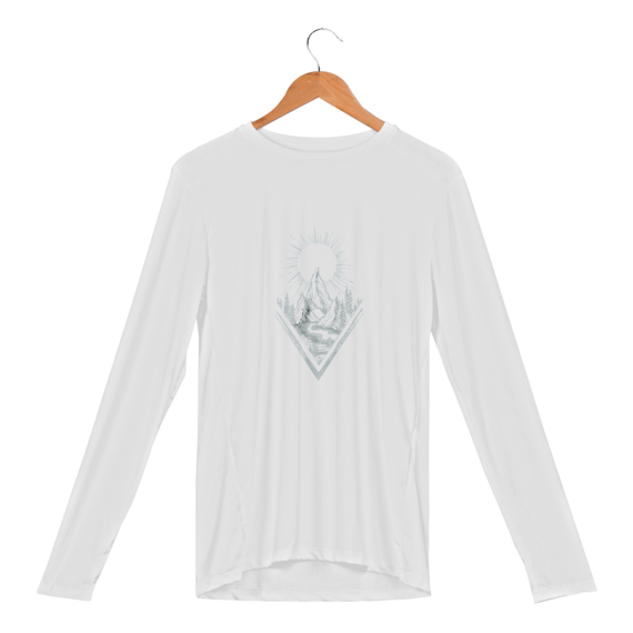 Camisa Manga Longa Sport Dry UV - Montanhas Brancas
