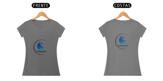 Nome do produto Camiseta baby long estonada para customizar como quiser