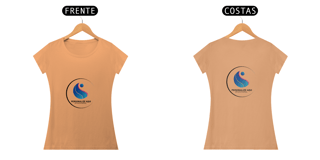 Nome do produto Camiseta baby long estonada para customizar como quiser