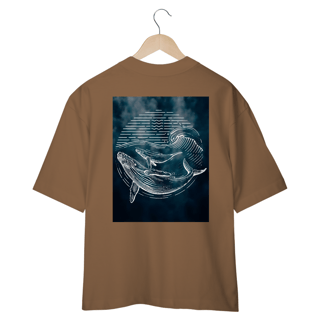 Nome do produto Camiseta Oversized - Baleias