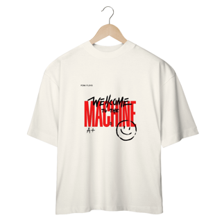Nome do produto Camiseta Oversized - Machine
