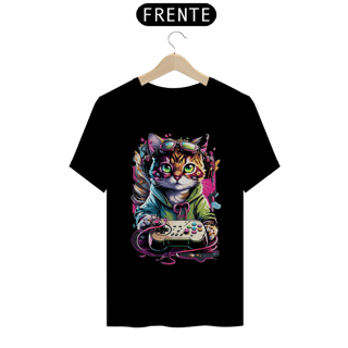 Nome do produto Camiseta Gato jogando 