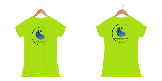 Camiseta Baby Long Sport Dry UV para customizar como quiser