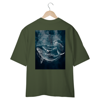 Nome do produto Camiseta Oversized - Baleias