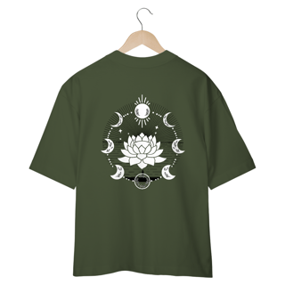 Nome do produto Camiseta Oversized - Mandala Branca