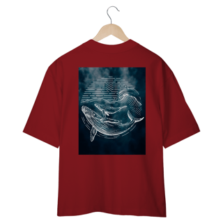 Nome do produto Camiseta Oversized - Baleias