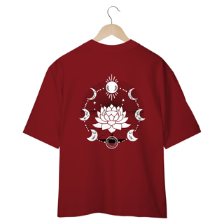 Nome do produto Camiseta Oversized - Mandala Branca