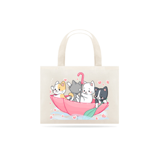 Nome do produto GATOS NA CHUVA - Ecobag
