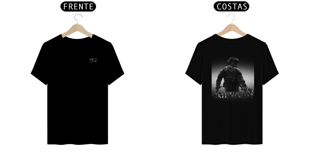 Nome do produto: COD BLACK - T Shirt Quality