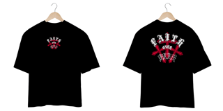 Nome do produto FAITH OVER FEAR - Oversized