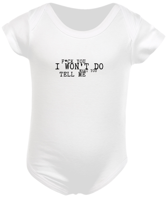 Body Infantil Rock On - Rage