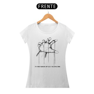 Nome do produto Camiseta Baby Long Feminina Rock On - Puppet