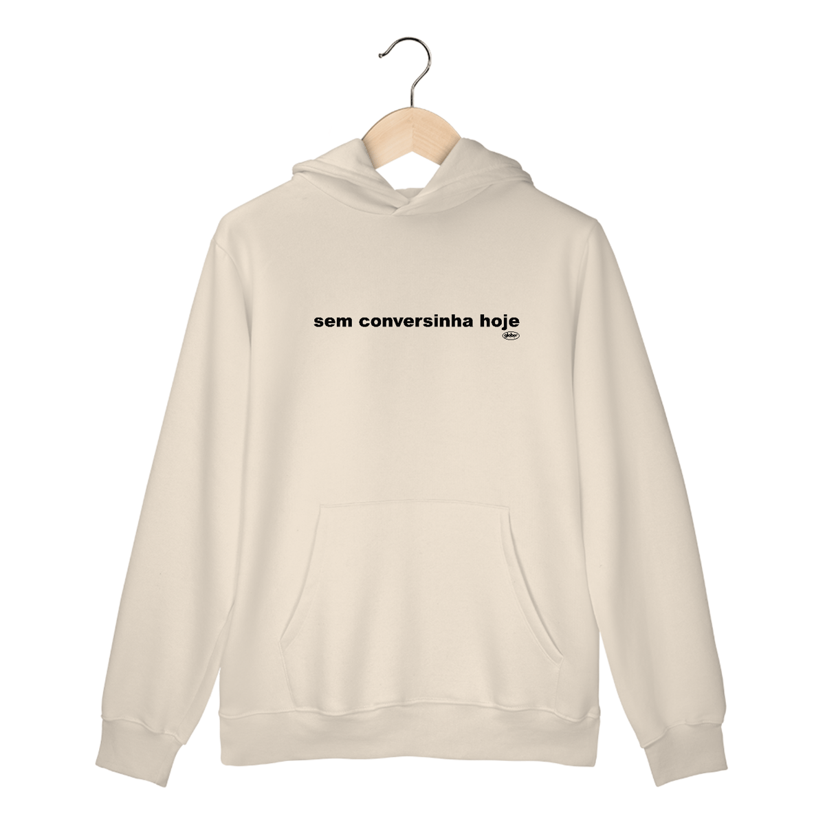 Nome do produto: Moletom No Filter - Sem conversinha hoje